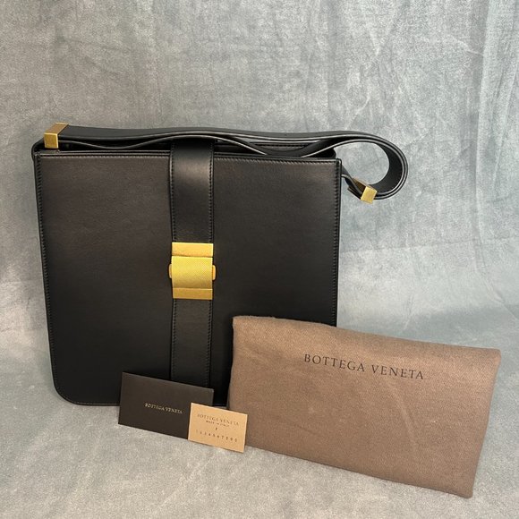 Bottega Veneta Marie Shoulder Bag Nappa Leather Black - Picture 2 of 11